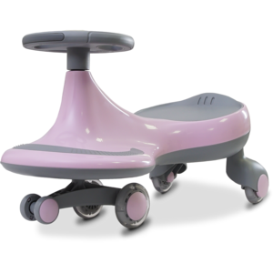 Детская машинка толокар каталка Lebei LB1801 розовый-серый
